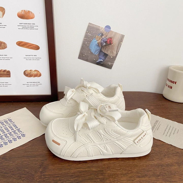 Damen Komfortable Sneakers mit verspieltem Schnürdesign Drune