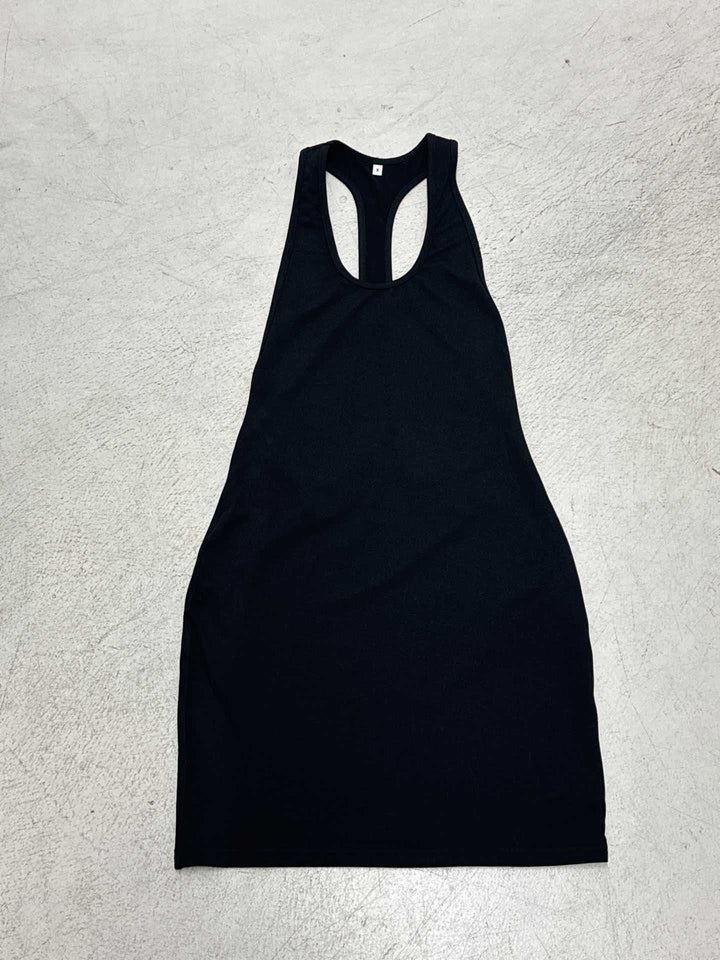 Damen figurbetontes Sportkleid mit Racerback-Design Drune