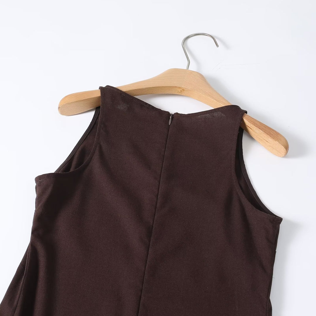 Damen Maxikleid mit elegantem Schnitt und dezentem Rückenausschnitt Drune