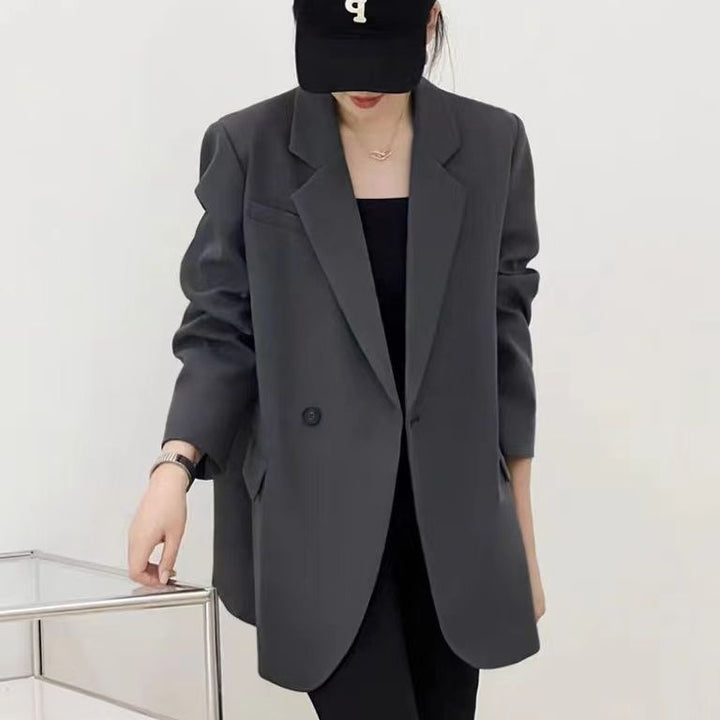 Damen Eleganter oversized Blazer mit strukturiertem Schnitt Drune