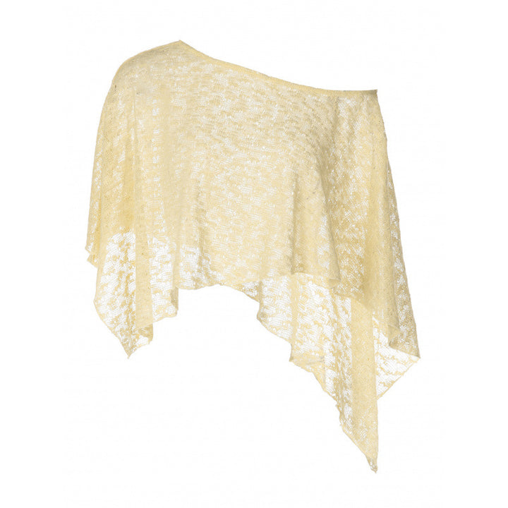 Damen lässiges Crop-Top aus leichtem Strickstoff mit asymmetrischem Saum Drune