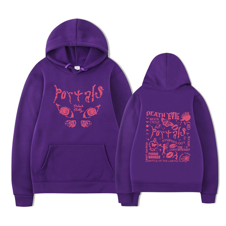 Damen Kapuzenpullover mit kreativem Motiv und bequemer Passform Drune