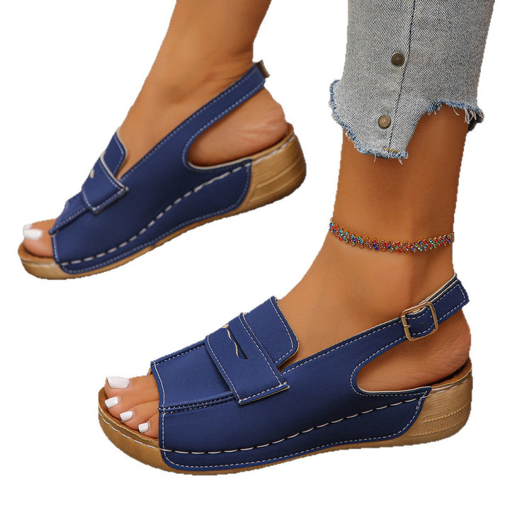 Damen Komfortable Sandalen mit verstellbarem Riemen und anatomischer Fußbettung Drune