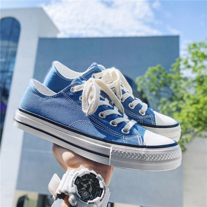 Damen Leichte Canvas-Sneaker mit rutschfester Sohle Drune