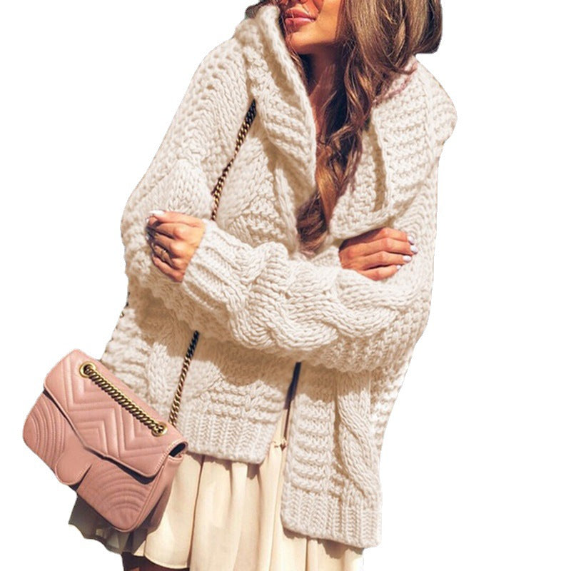 Damen Grobstrickjacke mit lässigen Oversized-Schnitt Drune