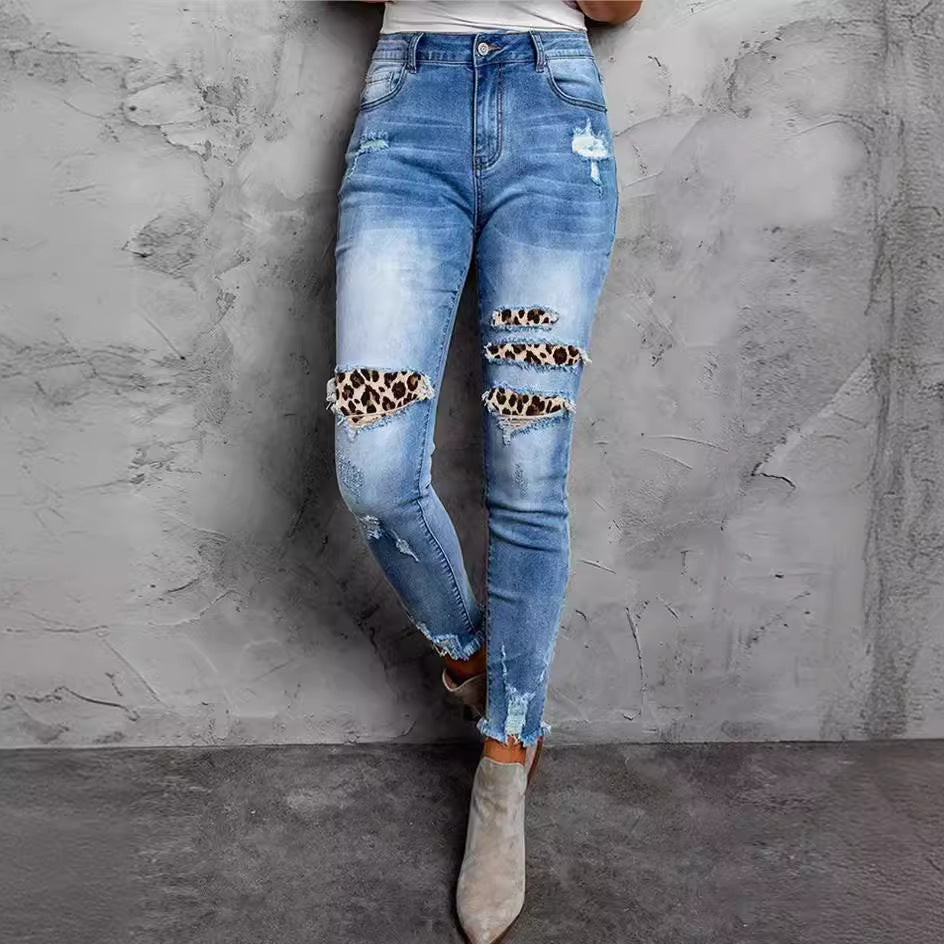 Damen Skinny Jeans mit aufregenden Destroyed-Details Drune