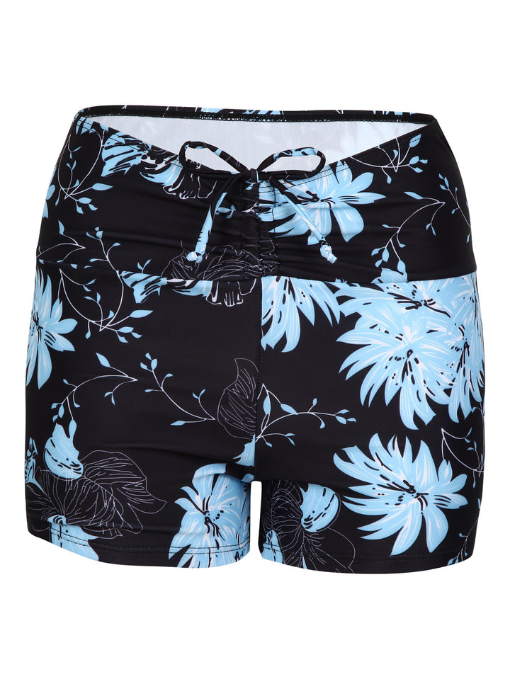 Damen Bikini-Höschen mit hohem Bund und raffinierten Rüschendetails Drune
