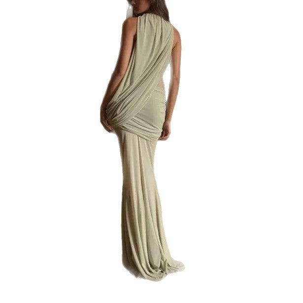 Damen Elegantes Wickelkleid Drune