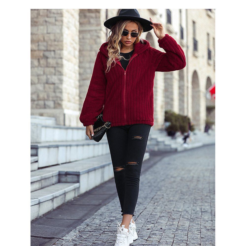 Drune | Kapuzenfleecejacke - Plüschige Wärme - Vollzip-Design - Lässiges Winter-Essential