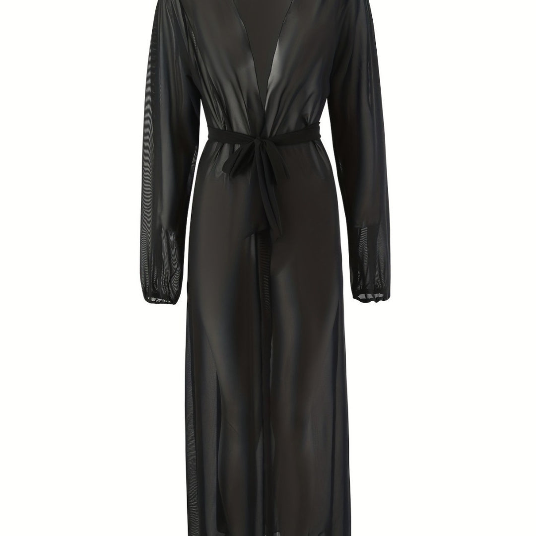 Damen Transparenter Maxikleid Drune