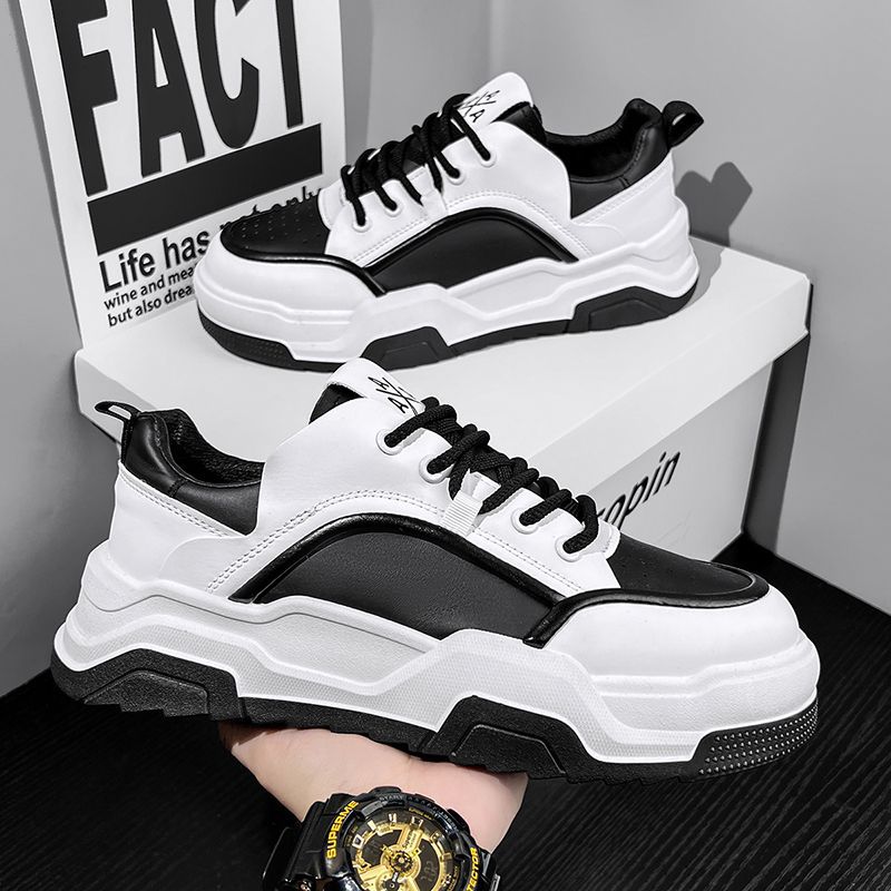 Damen modische Chunky Sneakers mit federnder Sohle Drune