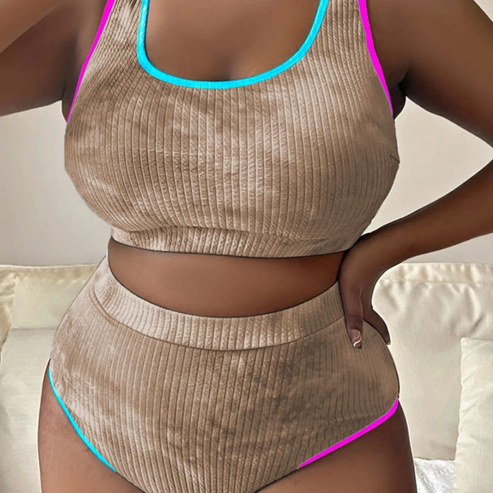 Damen Sportiv geschnittenes Bikini-Set Drune
