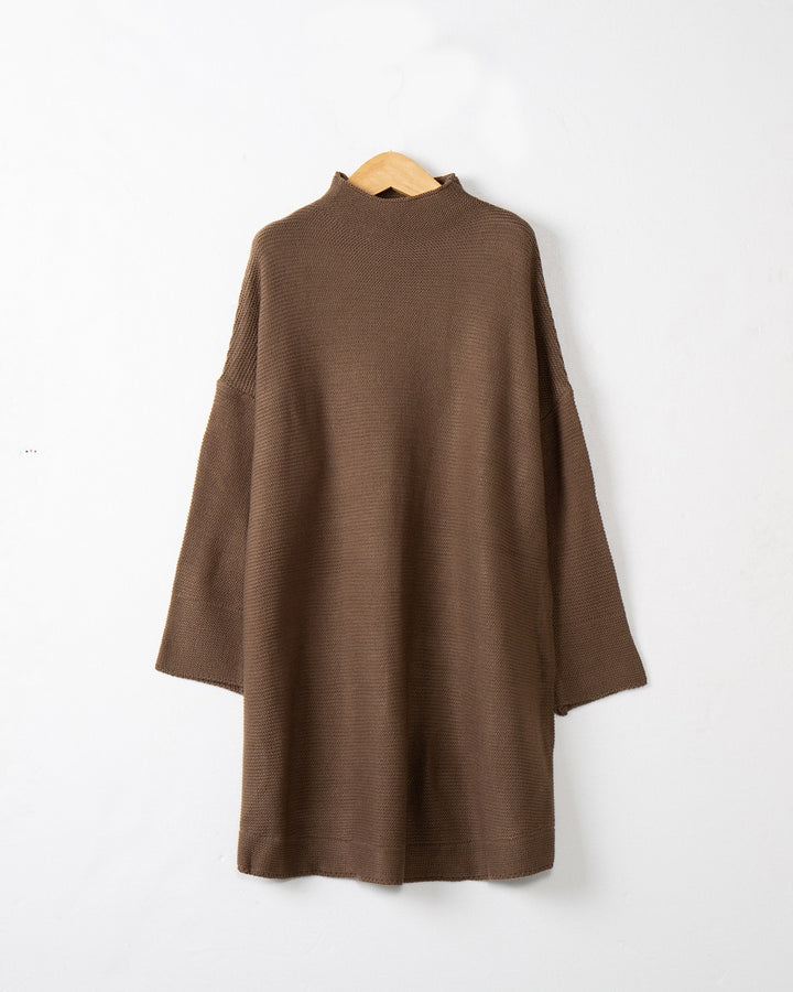 Damen Großer Rollkragenpullover aus weichem Strick Drune