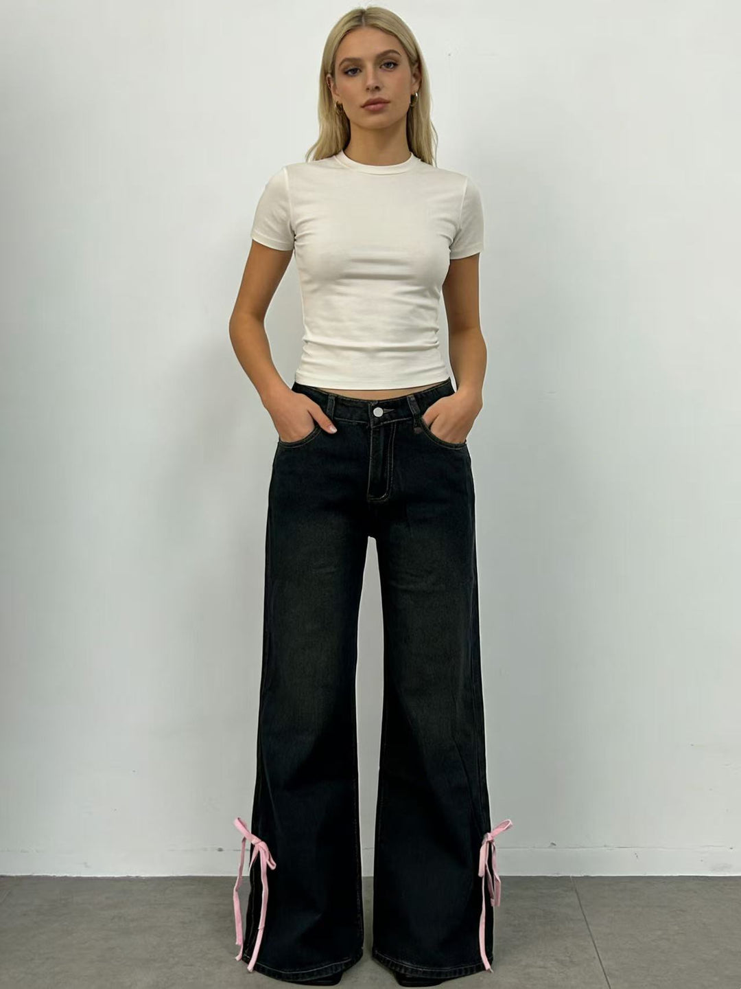 Damen Hochwertige vielseitige Jeanshose Drune