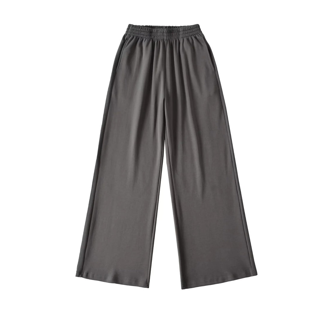 Damen weite Jersey-Hose mit elastischem Bund Drune