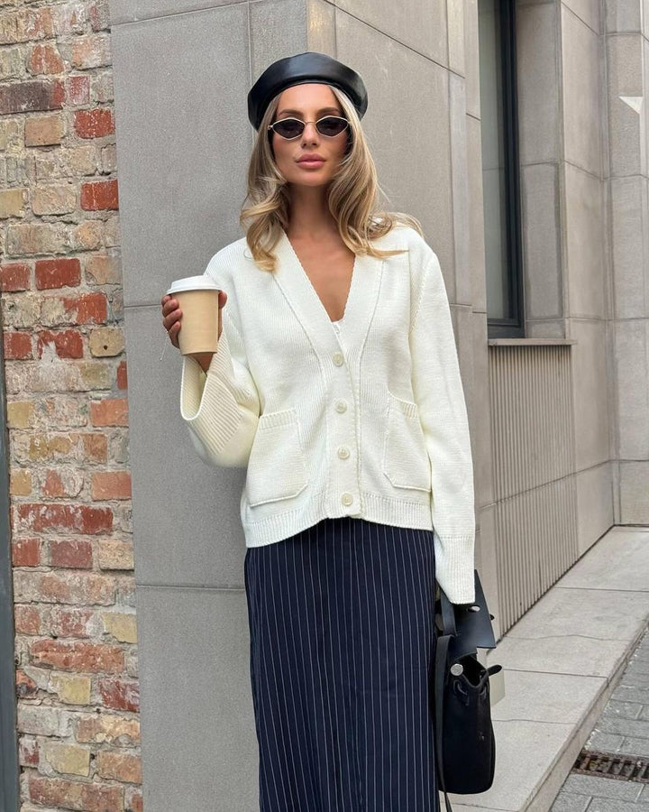 Damen Strickjacke mit Oversized-Schnitten Drune