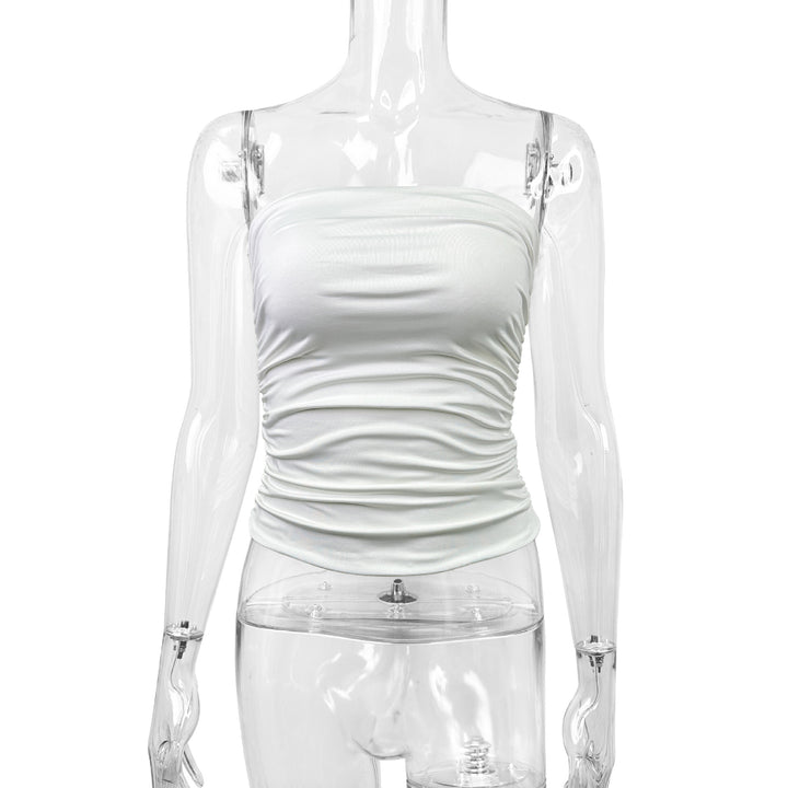 Damen Figurumspielendes Bandeau-Oberteil mit raffinierten Raffungselementen Drune