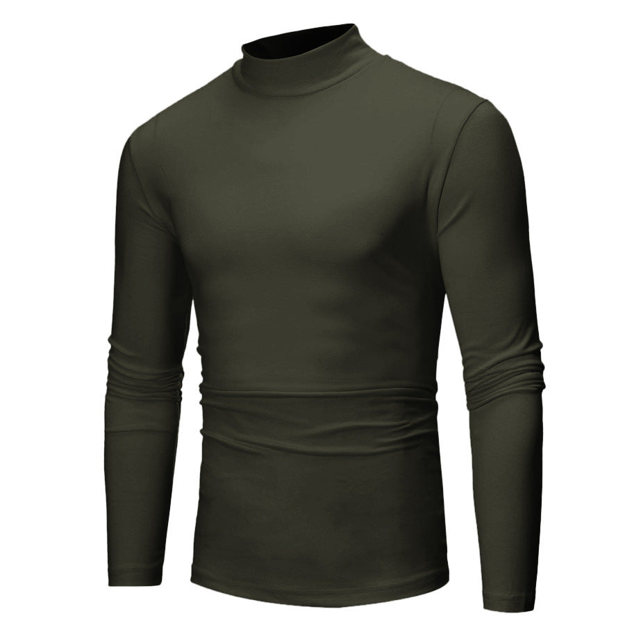 Herren turtleneck Langarmshirt Drune
