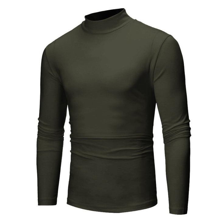 Herren turtleneck Langarmshirt Drune