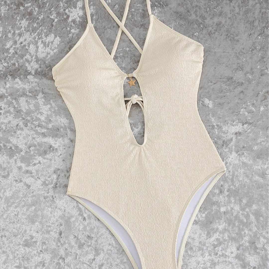 Damen Cut-Out Badeanzug mit einzigartigem Ringdetail Drune