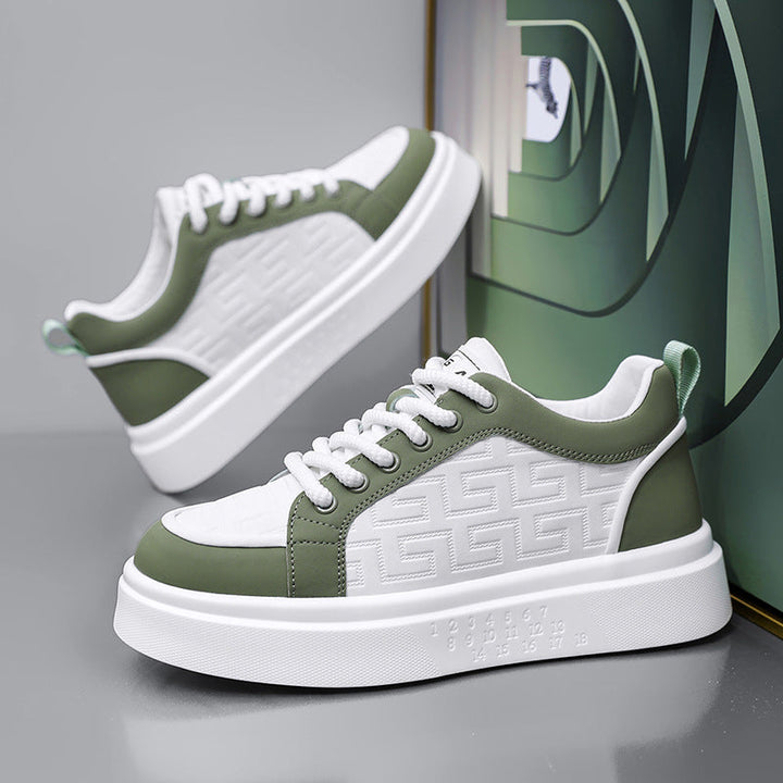 Damen Komfortable Sneaker mit hoher Sohle Drune