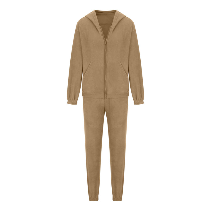Damen nan oversized Kapuzenpullover-Set mit Cargo-Jogginghose Drune
