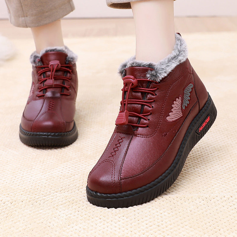 Damen Winterstiefel mit kuscheligem Futter Drune