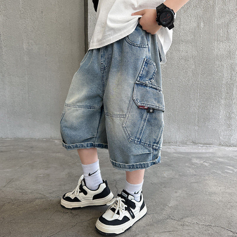 Jungen lässige Cargo-Shorts mit praktischen Seitentaschen Drune