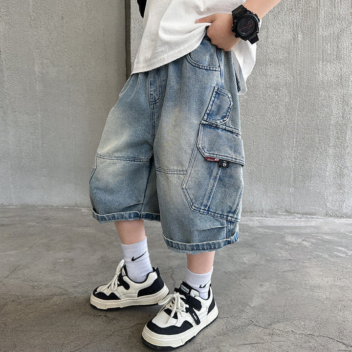 Jungen lässige Cargo-Shorts mit praktischen Seitentaschen Drune