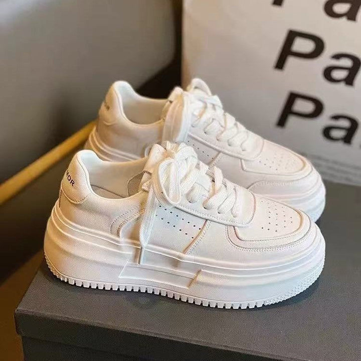 Damen Chunky Sneakers mit dämpfender Plattform und atmungsaktiver Oberflächenstruktur Drune