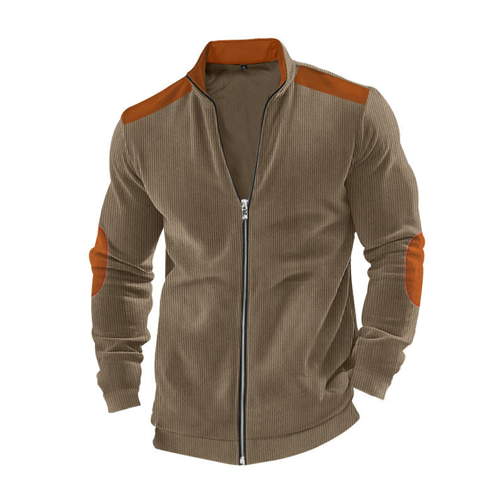 Herren Sportliche Jacke mit Reißverschluss und modischen Akzenten Drune