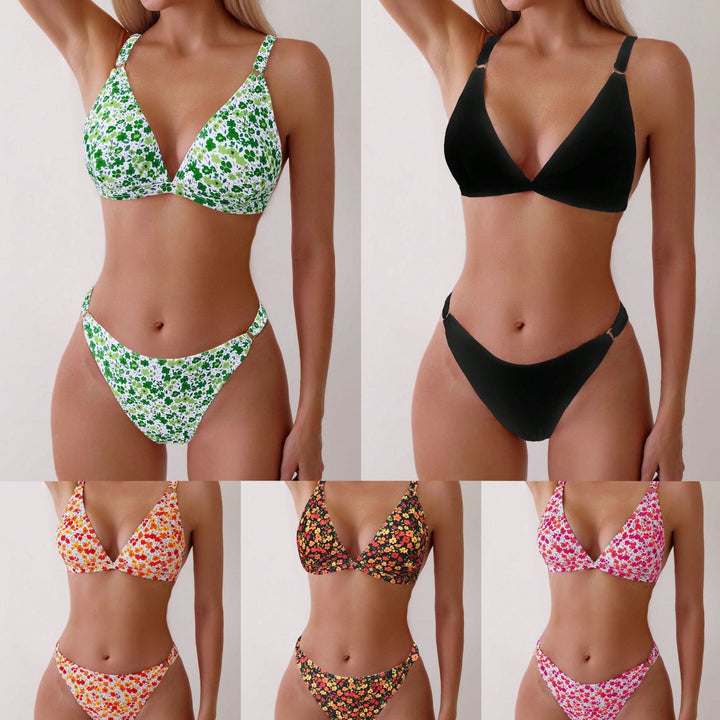 Damen Triangel Bikini Drune
