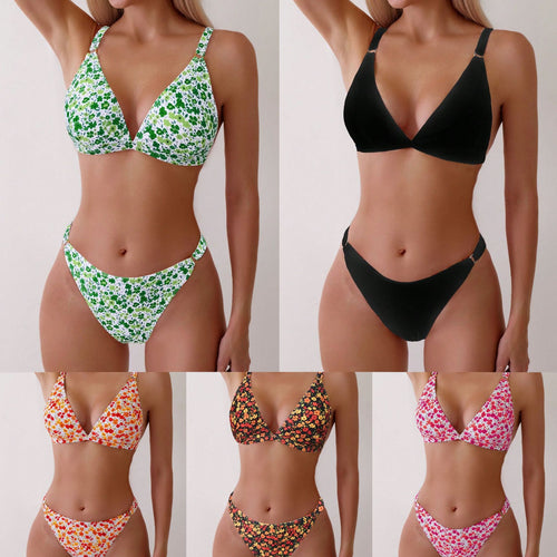 Damen Triangel Bikini Drune