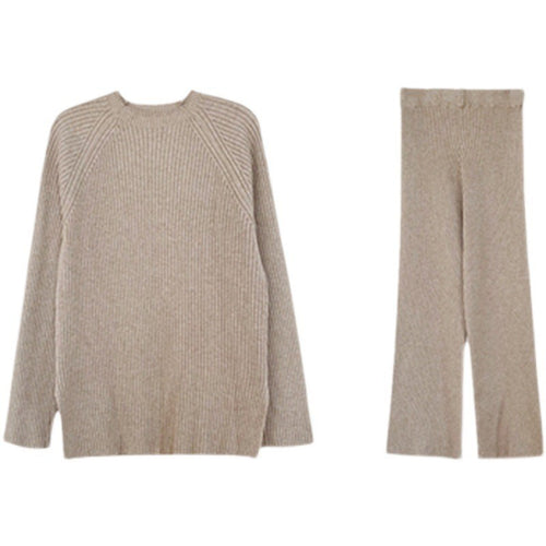 Damen Strickensemble mit weitem Schnitt und elegantem Design Drune