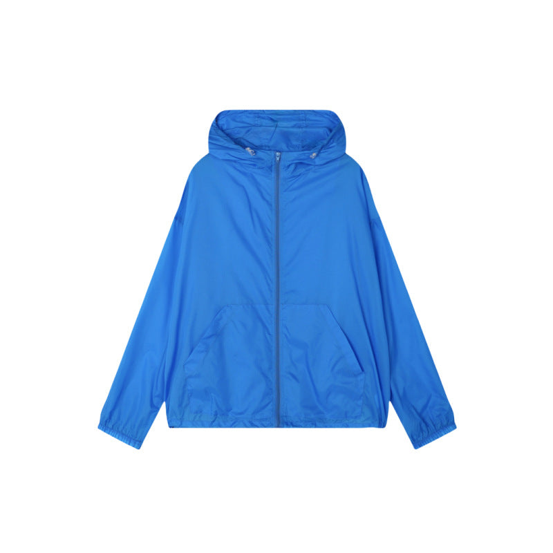 Damen leichte Regenjacke mit praktischen Taschen Drune