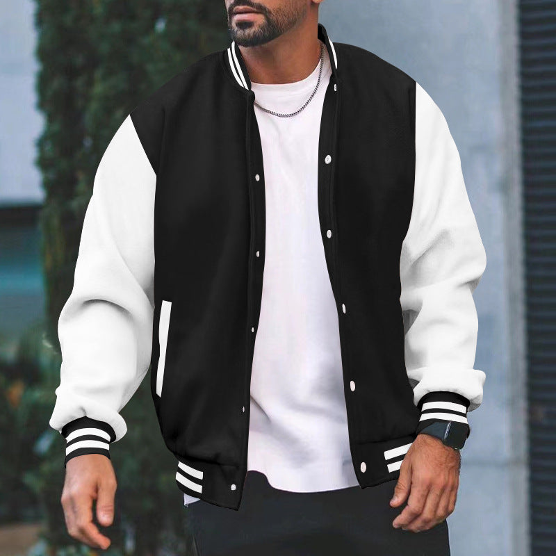 Herren Sportliche Collegejacke Drune