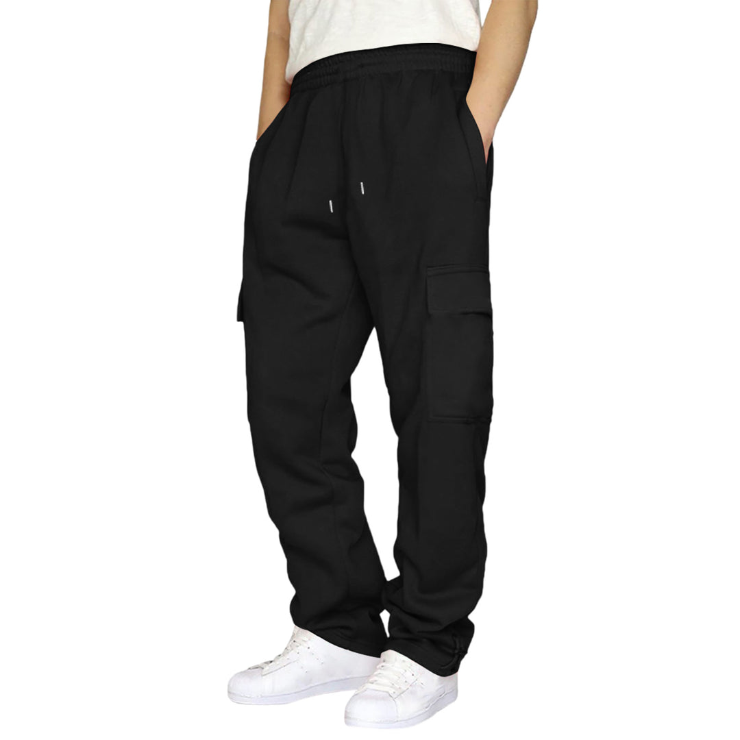 Herren nan Cargo-Jogginghose mit elastischem Bund, Kordelzug und verstellbarem Saum Drune