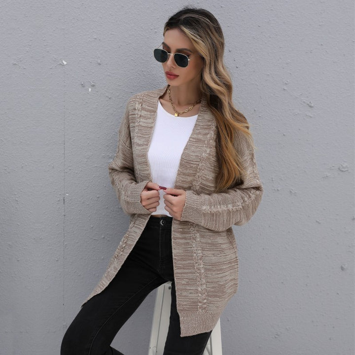 Damen Cardigan mit lässigem Schnitt und Strukturstrick Drune
