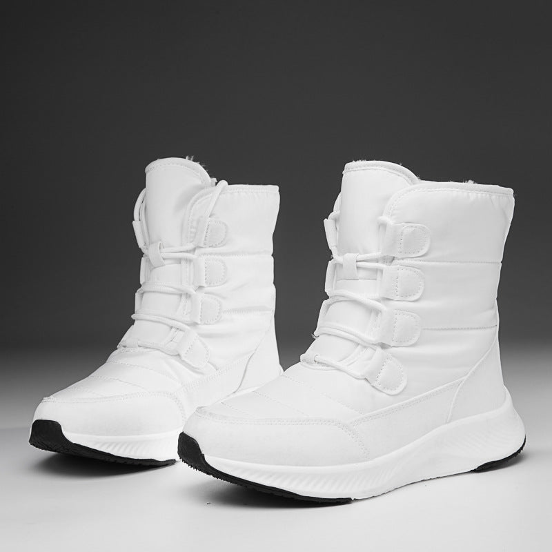 Damen Winterliche Sneaker Boots mit isolierendem Innenfutter und rutschfester Sohle Drune