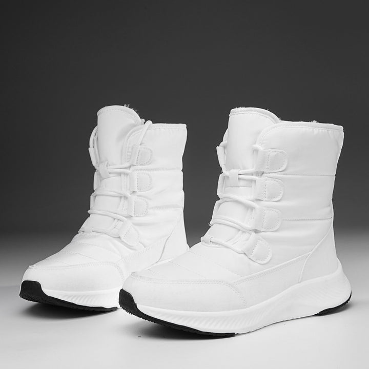 Damen Winterliche Sneaker Boots mit isolierendem Innenfutter und rutschfester Sohle Drune