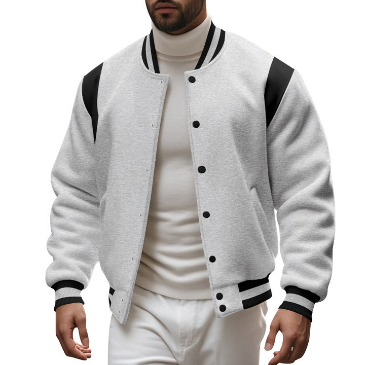 Herren sportliche Collegejacke Drune