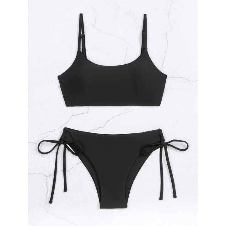 Damen Sport-Bikini mit hochgeschnittenem Slip und verstellbaren Trägern Drune