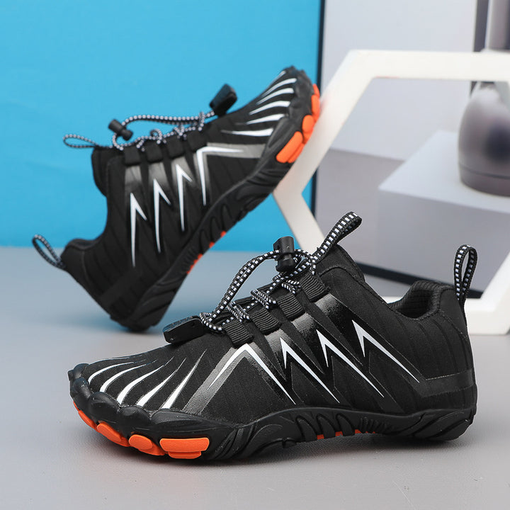 Unisex nan strapazierfähiger Multiaktiv-Wasserschuh mit stoßdämpfender Zehenschutzkappe und Schnellzugverschluss Drune