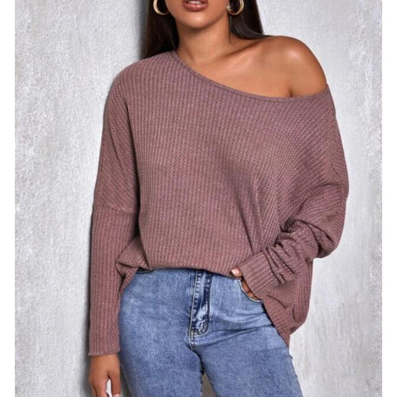 Damen Oversized Strickpullover Drune