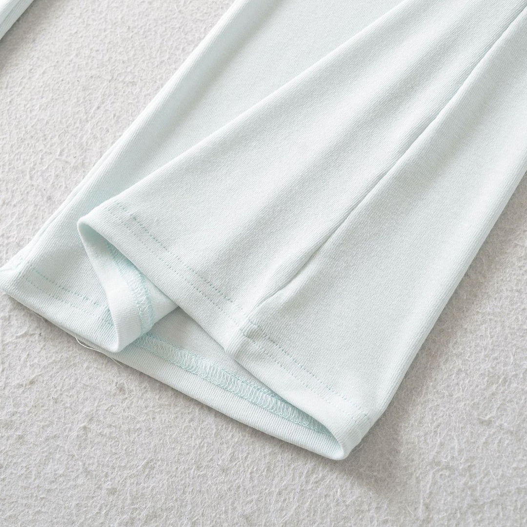 Damen weite Flared-Loungehose mit komfortablem Wickelbund Drune