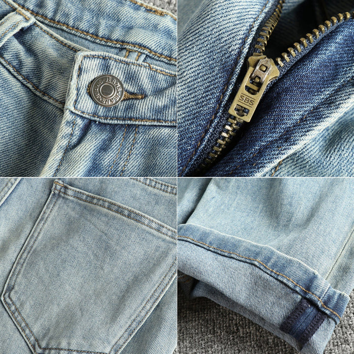 Damen Slim-Fit Jeans im authentischen Vintage-Look mit hohem Bund Drune