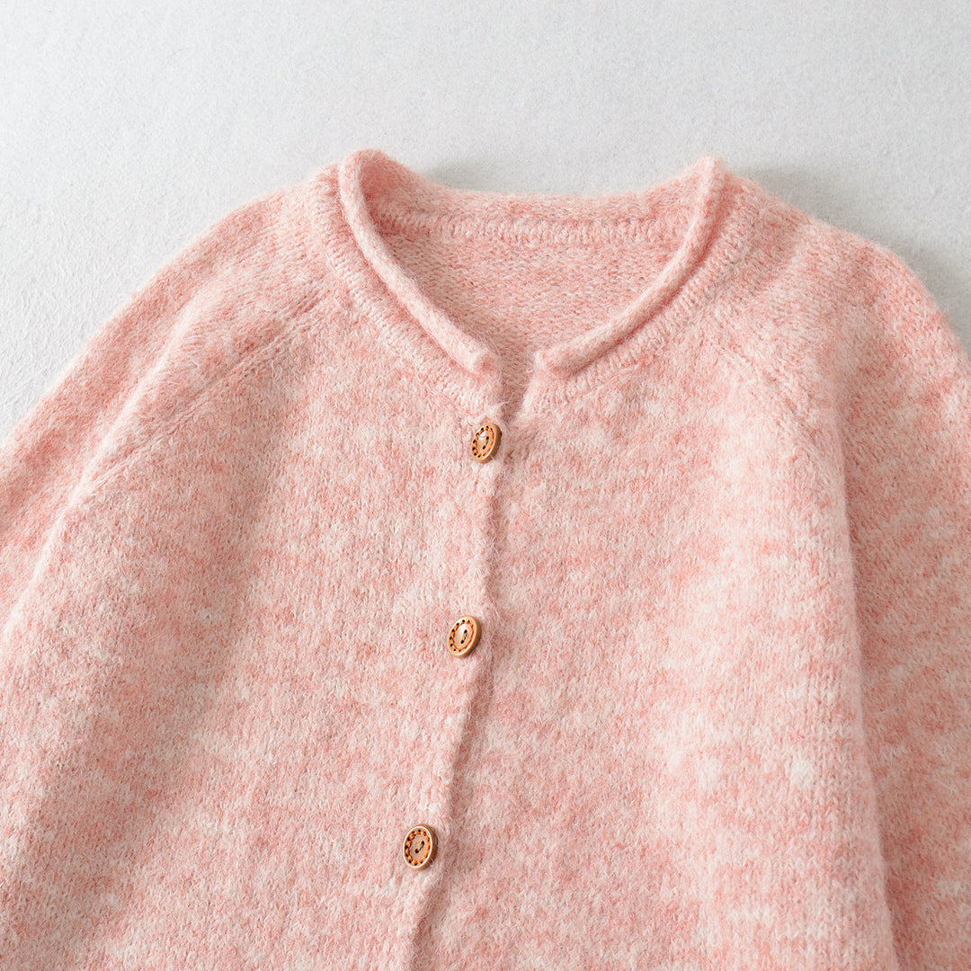 Damen Strickjacke mit elegante Spitzenverzierung Drune