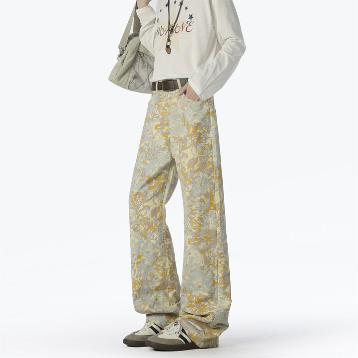 Herren Modische Haremshose mit einzigartigem Muster und bequemer Passform Drune