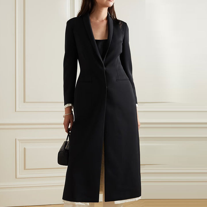 Damen eleganter Dufflecoat mit schickem Revers Drune