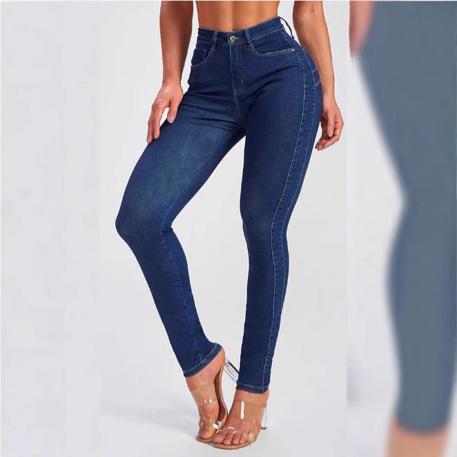 Hochtaillierte sculpting Skinny Jeans für Frauen mit Stretch Drune